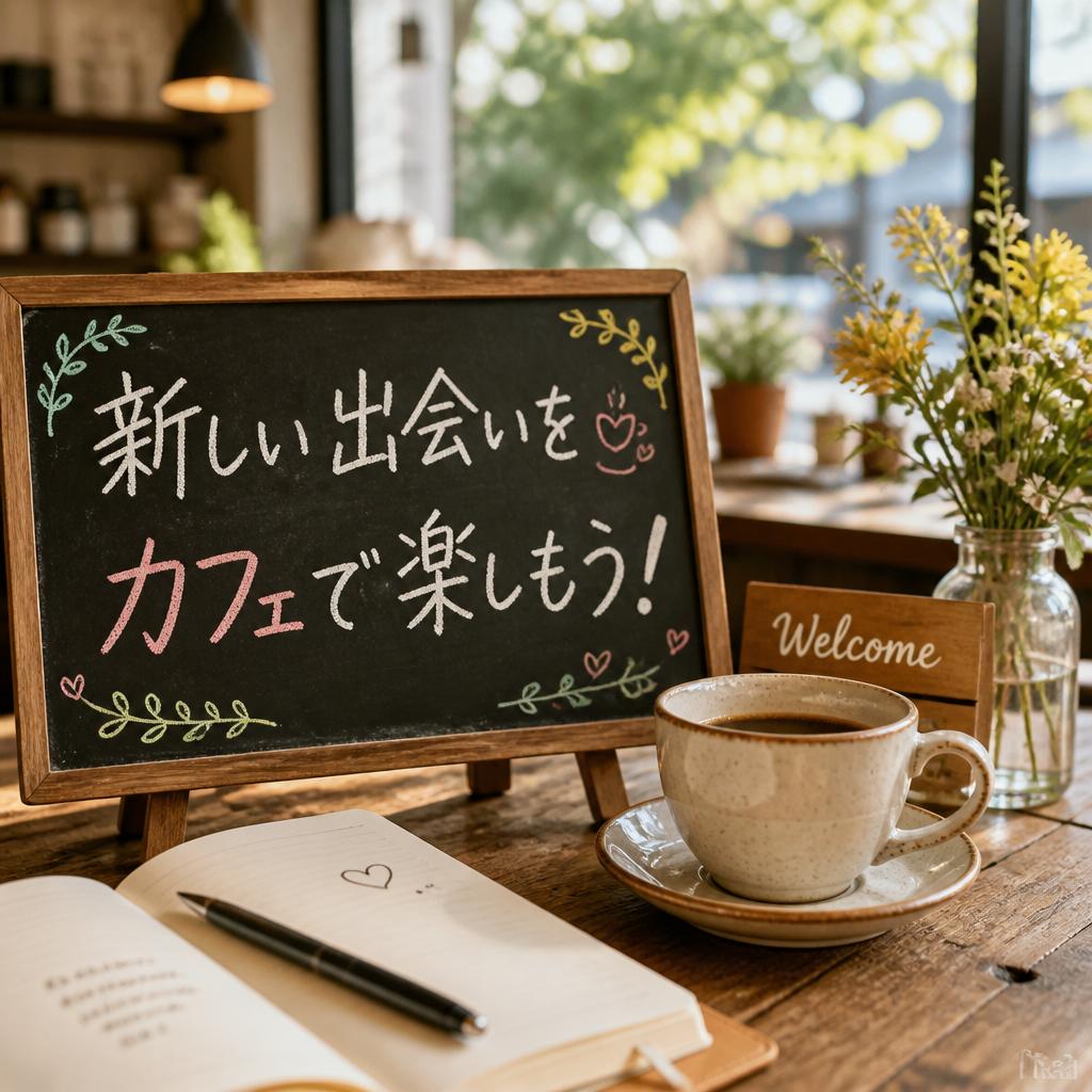 新しい出会いをカフェで楽しもう！