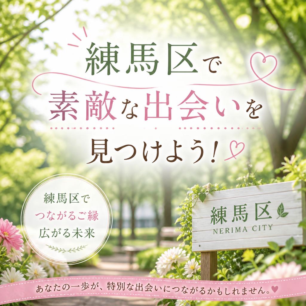 練馬区で素敵な出会いを見つけよう！