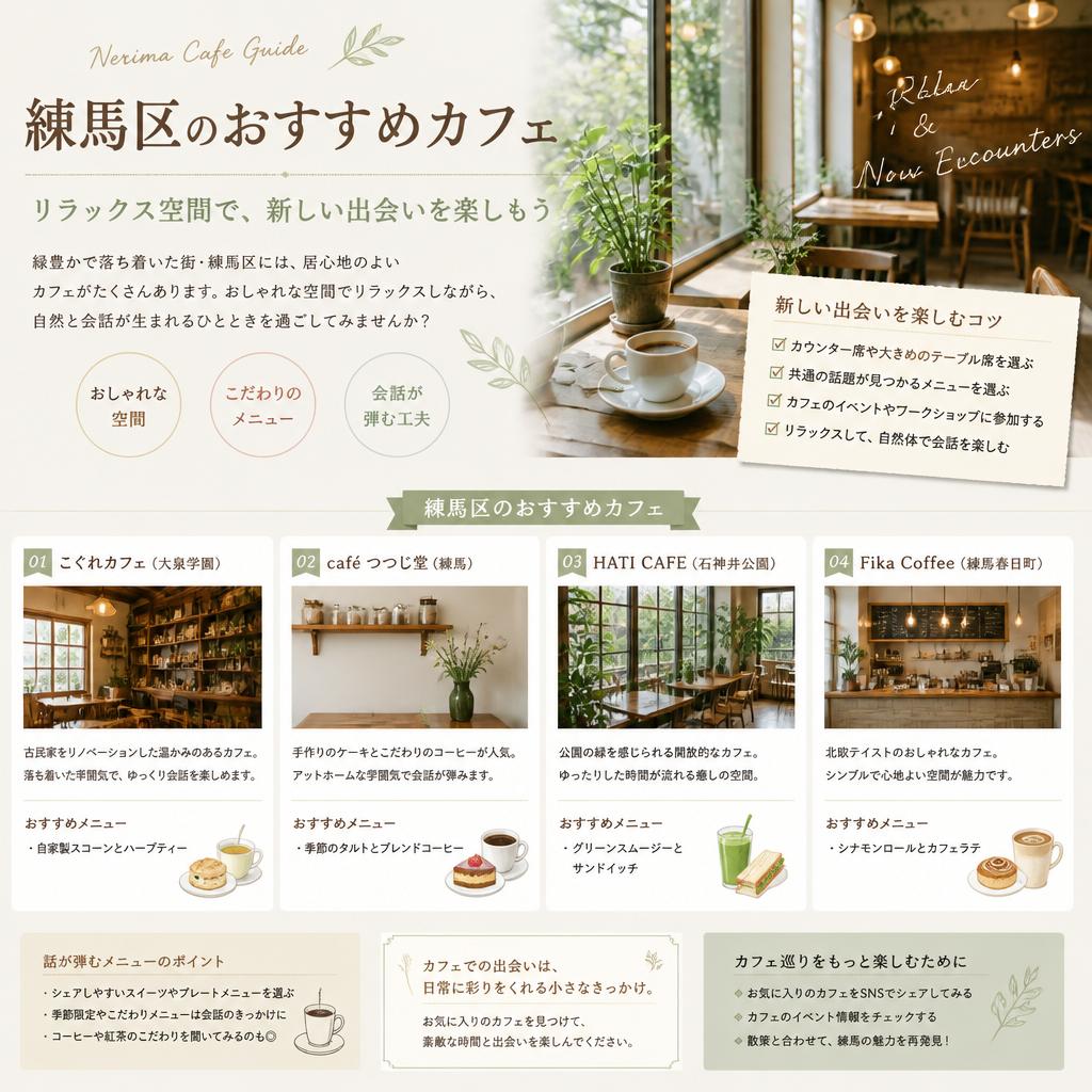 おしゃれなカフェでの出会い