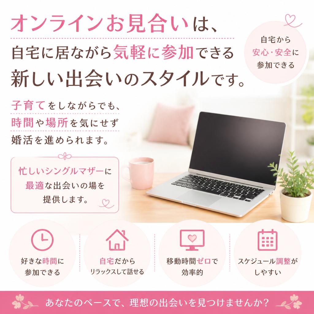 オンラインお見合いで手軽に出会いを！