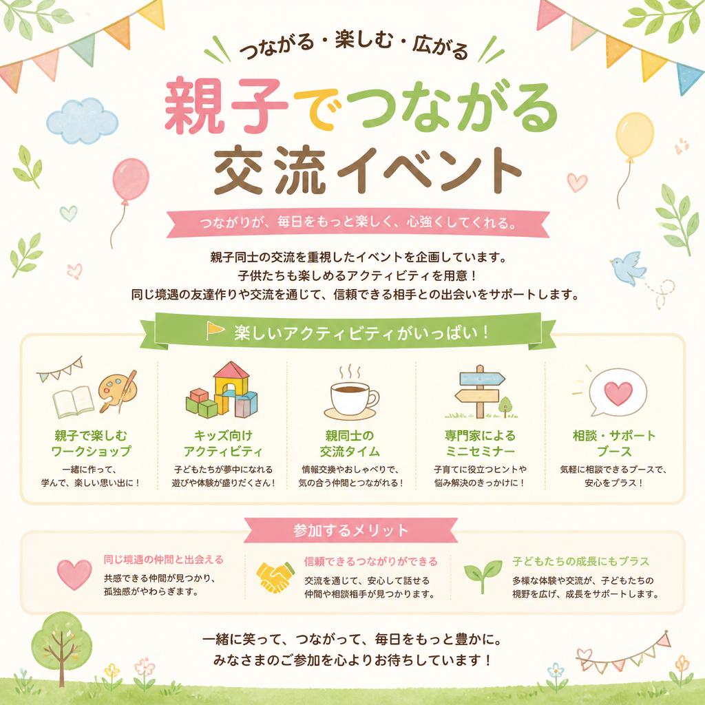 親子で楽しむ交流会