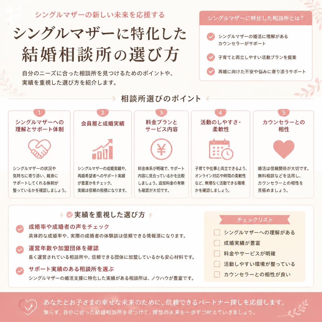 自分に合った結婚相談所の選び方